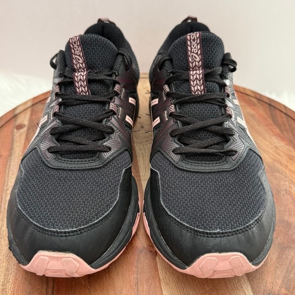 ASICS Gel-Venture 8 Womens Trail Running Shoes Black Rose Gold 1012A708 Size 11 - Picture 2 of 9